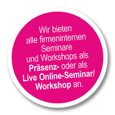 Seminare als Präsenz- oder Live Online-Seminar