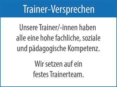 Trainer-Versprechen